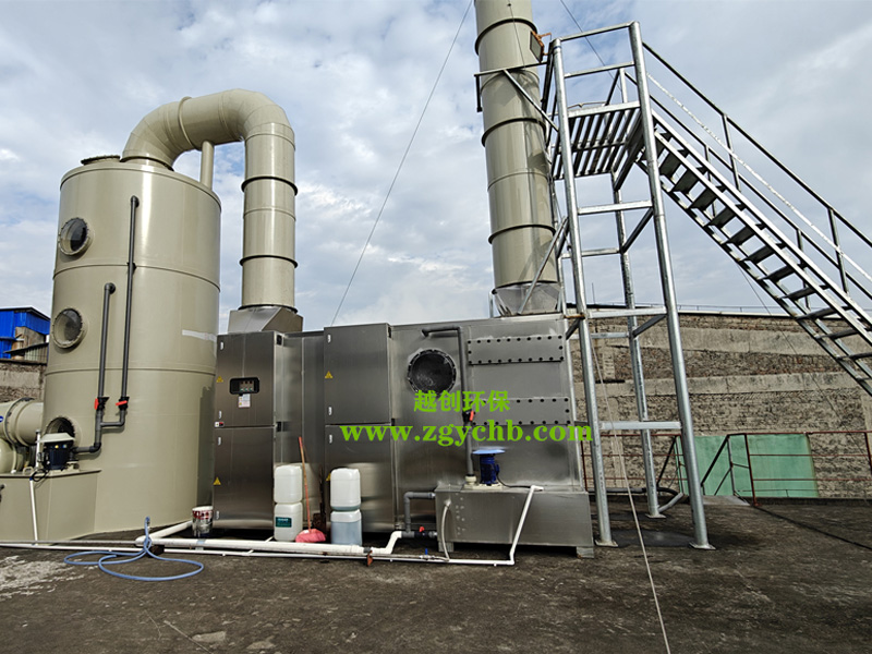 東莞某造紙廠(chǎng)廢氣除臭工程
