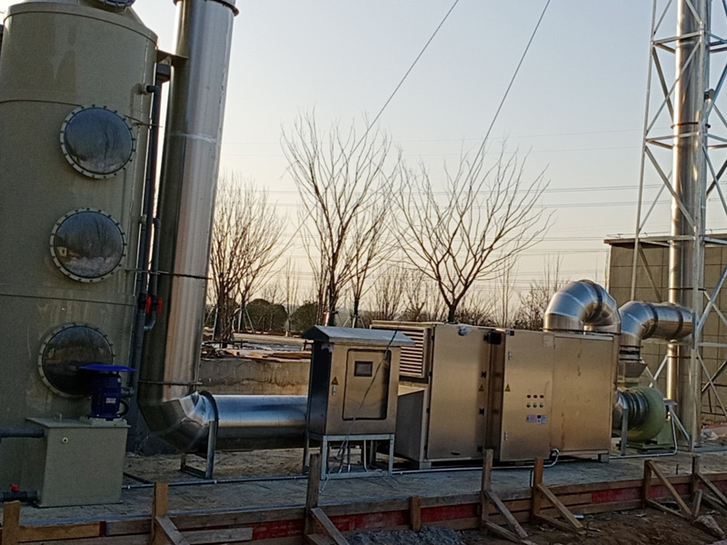 南京泵站廢氣處理除臭安裝工程