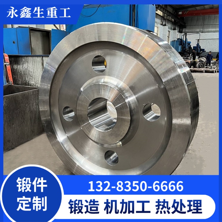 高強度門式起重機車輪鍛件，適配各類起重設備