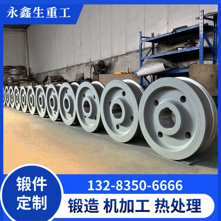 雙輪緣橋式起重機行車輪鍛件:材質選型與鍛造工藝優化解析 雙輪緣橋式起重機行車輪鍛件