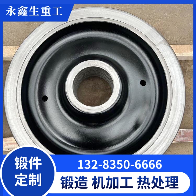 高純度碳素鋼橋式行車輪鍛件
